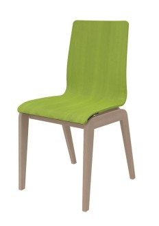 Chaise 4 pieds Adell - coque bois